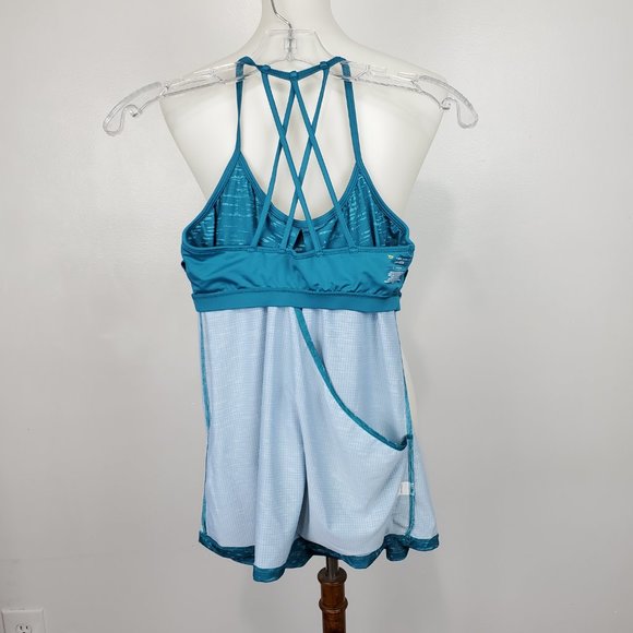 Tek Gear Green Activewear Fitness Tank Top With Padded Shelf Bra, Size S - Picture 12 of 14